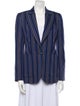 Burberry Wool Striped Blazer
