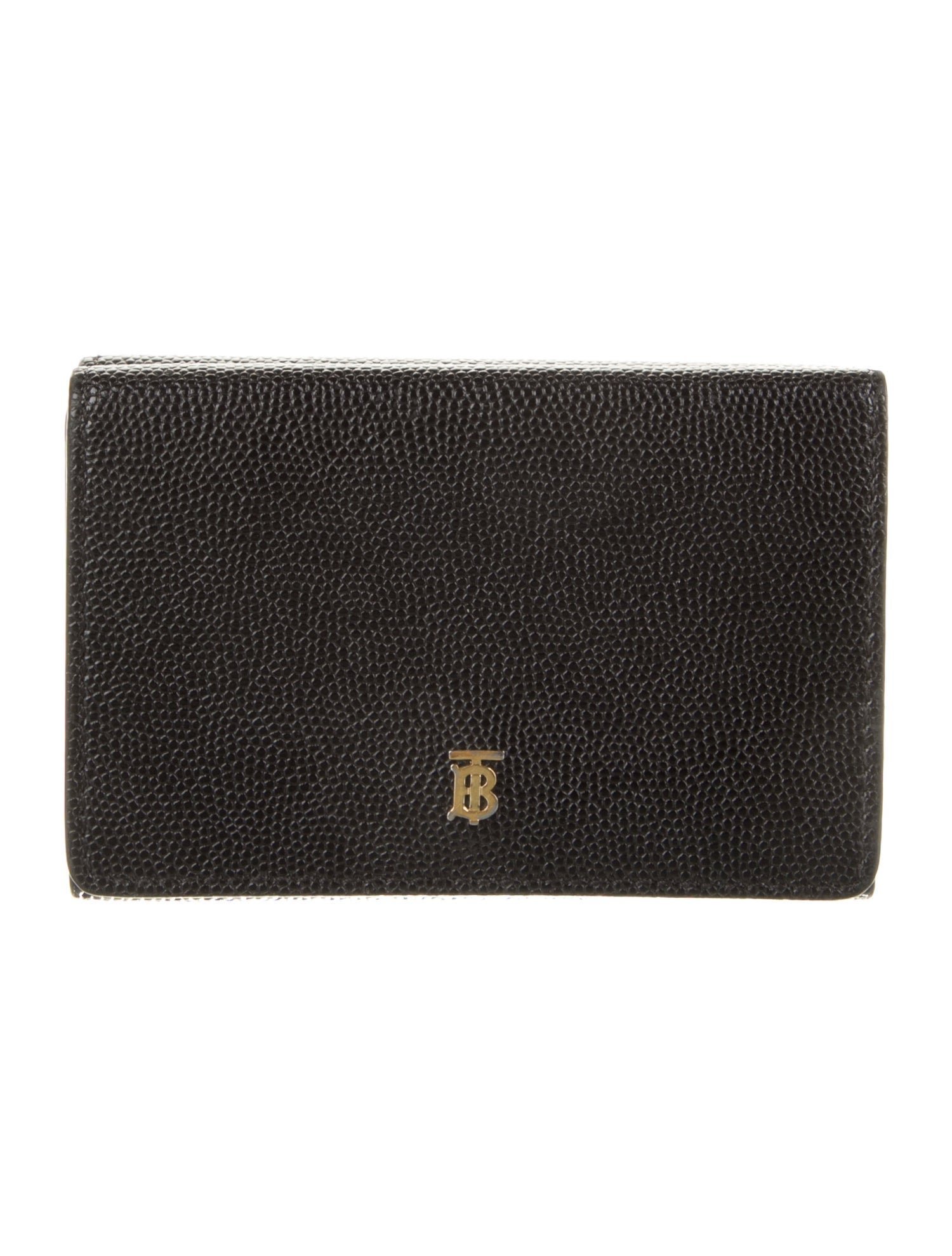 Burberry Leather Printed Bifold Wallet