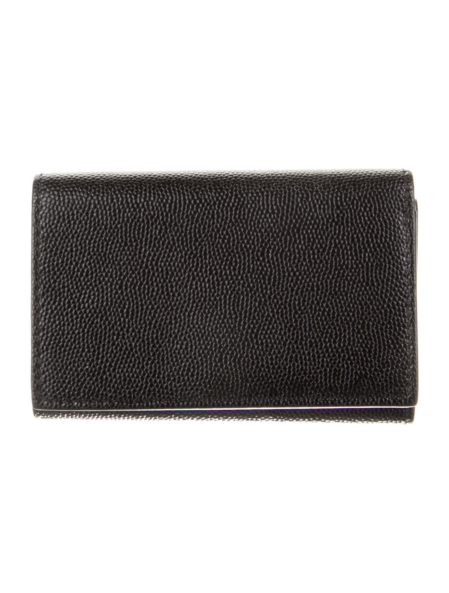 Burberry Leather Printed Bifold Wallet