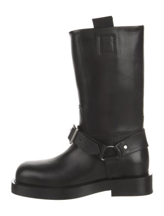Burberry Leather Moto Boots