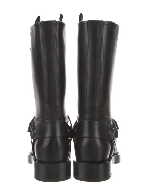 Burberry Leather Moto Boots