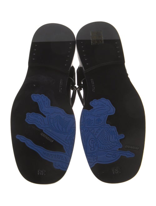 Burberry Leather Moto Boots