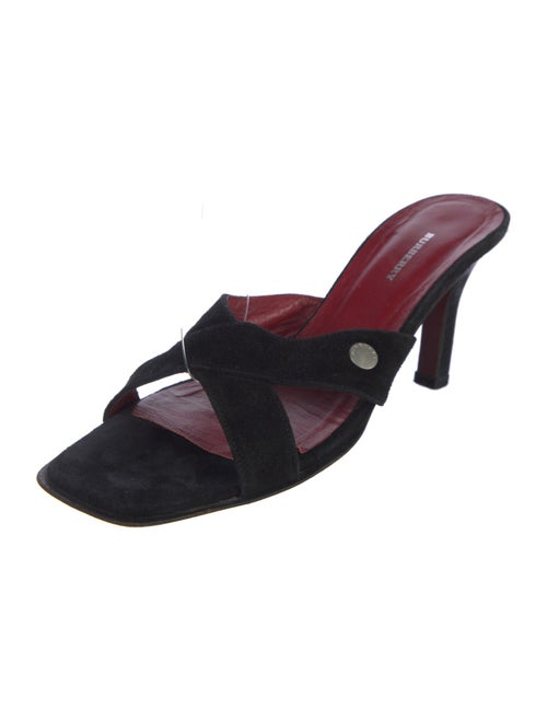 Burberry Suede Slides