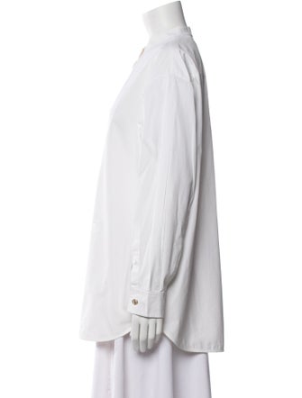 Burberry Mock Neck Long Sleeve Tunic