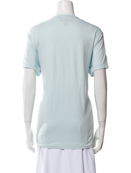 Burberry Scoop Neck Short Sleeve T-Shirt