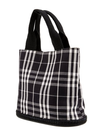 Burberry Smoked Check Bucket Bag