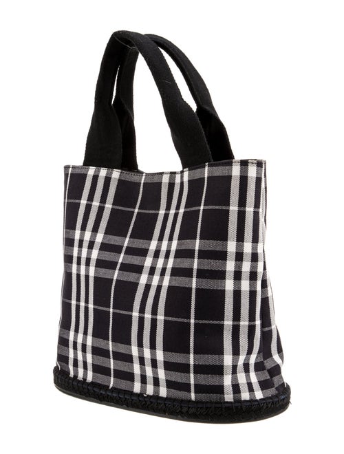 Burberry Smoked Check Bucket Bag