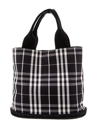 Burberry Smoked Check Bucket Bag