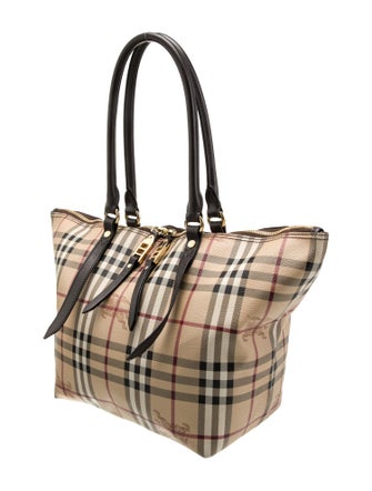 Burberry Haymarket Check Tote