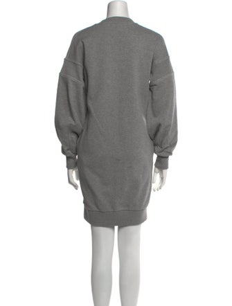 Burberry Crew Neck Mini Dress