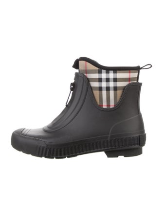 Burberry Rubber Printed Rain Boots