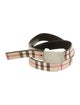 Burberry House Check Pattern Skinny Belt
