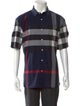 Burberry Striped Short Sleeve Shirt