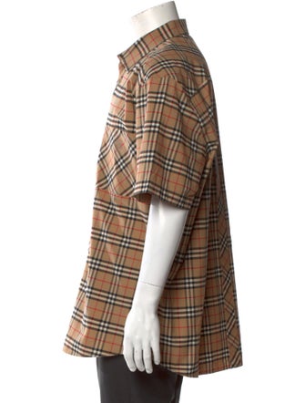 Burberry House Check Pattern Short Sleeve Shirt