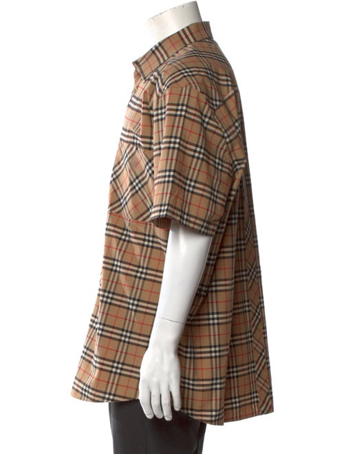 Burberry House Check Pattern Short Sleeve Shirt