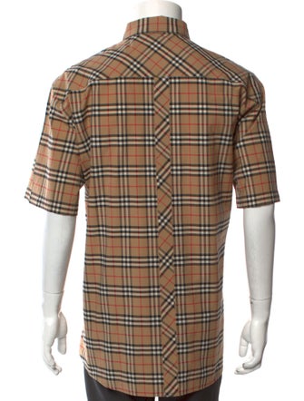 Burberry House Check Pattern Short Sleeve Shirt