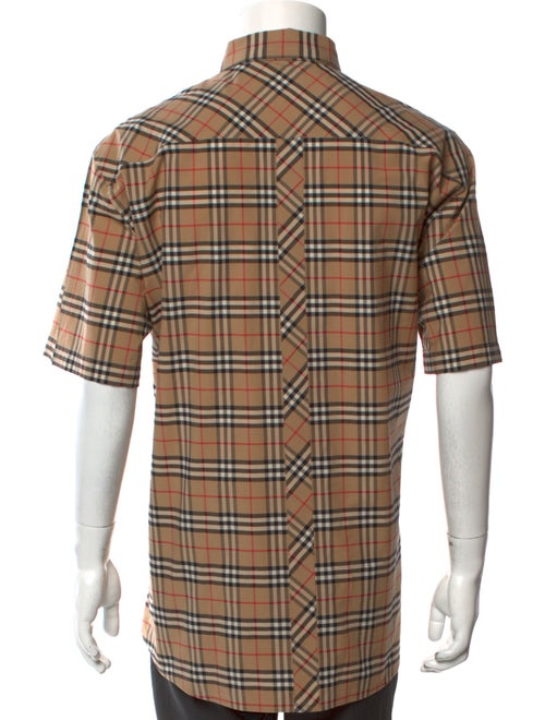 Burberry House Check Pattern Short Sleeve Shirt
