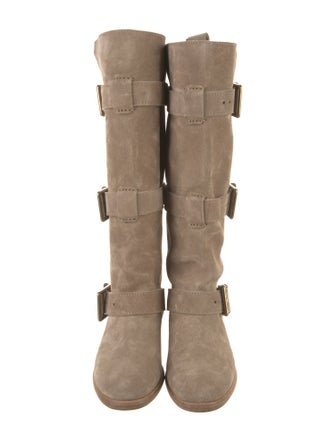 Burberry Suede Riding Boots
