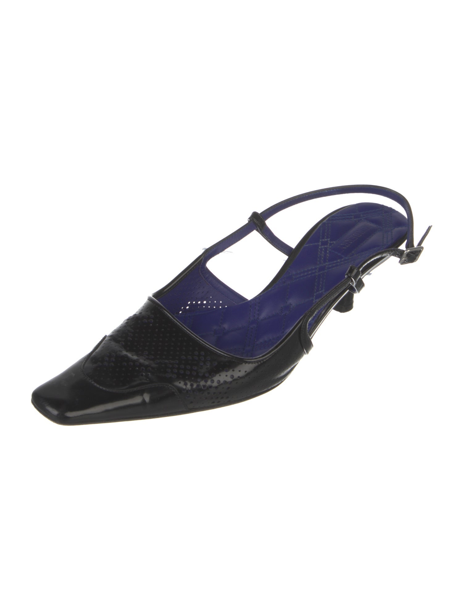 Burberry Leather Slingback Pumps