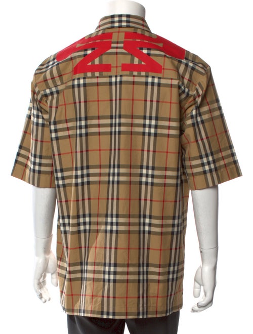 Burberry House Check Pattern Short Sleeve Shirt