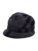 Burberry Wool Plaid Cloche Hat