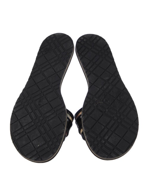 Burberry Nova Check Pattern Slides