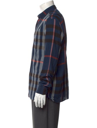 Burberry House Check Pattern Long Sleeve Shirt