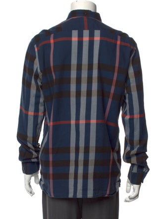 Burberry House Check Pattern Long Sleeve Shirt