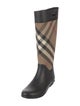 Burberry Rubber Printed Rain Boots
