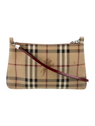 Burberry Haymarket Check Shoulder Bag