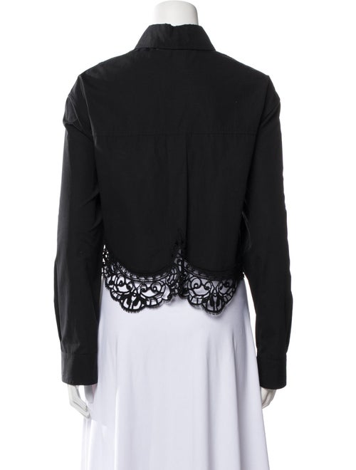 Burberry Long Sleeve Crop Top