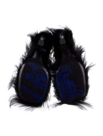 Burberry Leather Chain-Link Accents Sock Boots