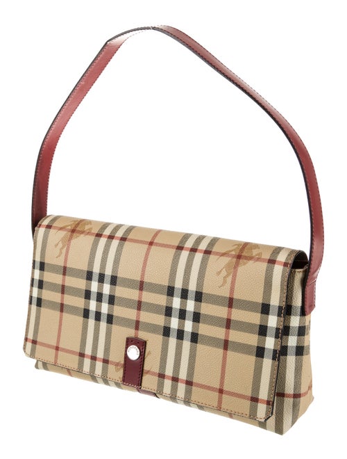 Burberry Haymarket Check Shoulder Bag