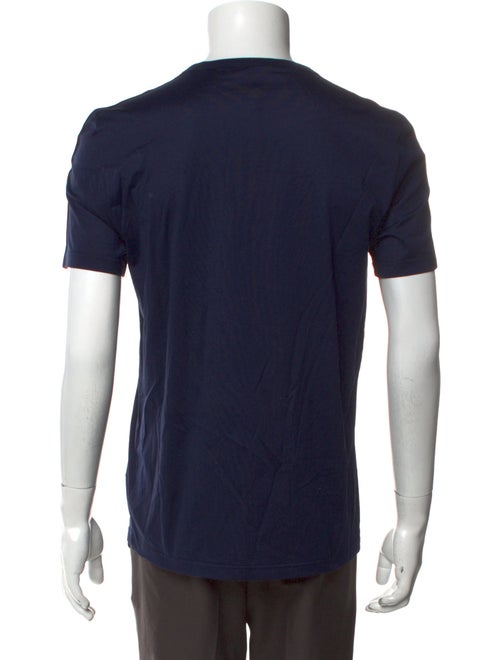 Burberry Nova Check Pattern Crew Neck T-Shirt