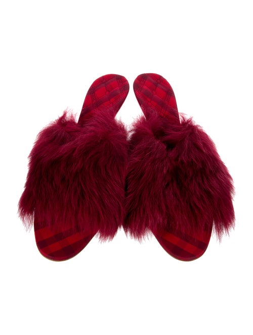 Burberry Fur Slides