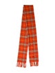 Burberry Lambswool Plaid Print Scarf