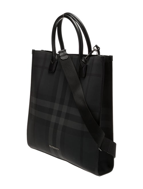 Burberry Saffiano Leather Bucket Bag