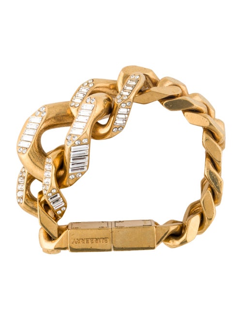 Burberry Crystal Chain Link Bracelet
