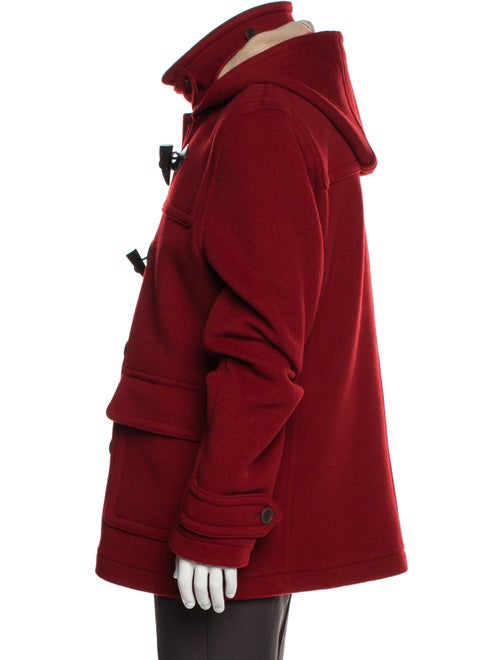 Burberry Exploded Check Pattern Wool Parka