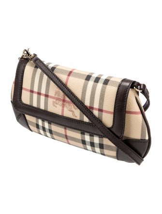 Burberry Haymarket Check Shoulder Bag Mini