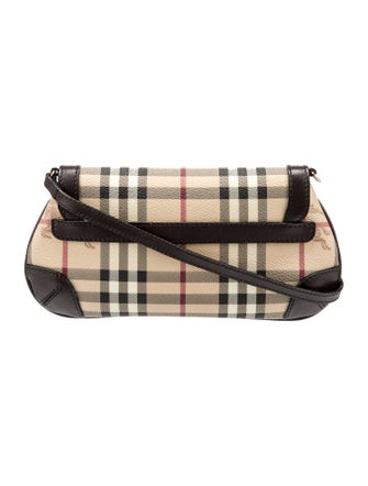 Burberry Haymarket Check Shoulder Bag Mini