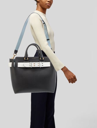 Burberry Leather Belt Tote