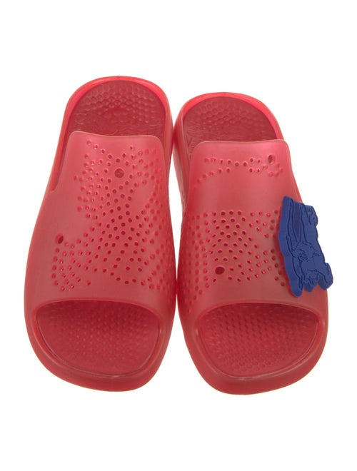 Burberry Rubber Graphic Print Slides