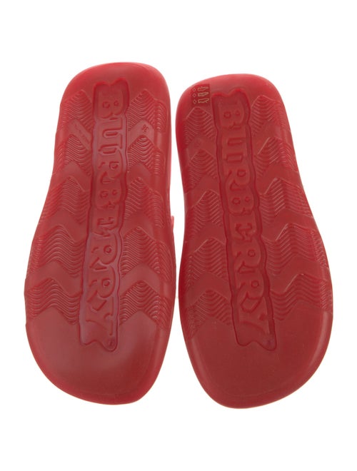 Burberry Rubber Graphic Print Slides