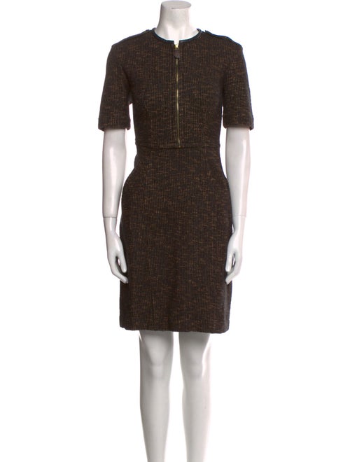 Burberry Crew Neck Knee-Length Dress