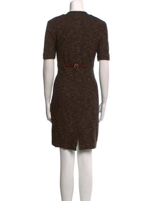 Burberry Crew Neck Knee-Length Dress