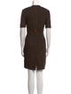 Burberry Crew Neck Knee-Length Dress