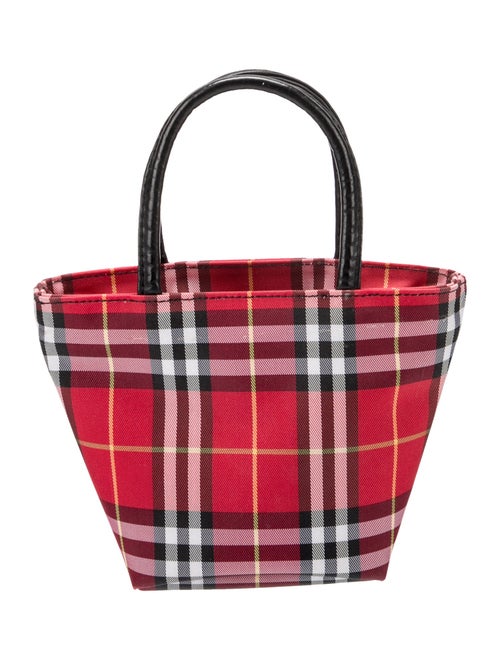 Burberry Nylon Top Handle Bag