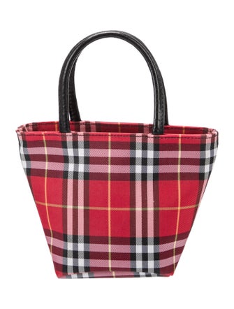 Burberry Nylon Top Handle Bag