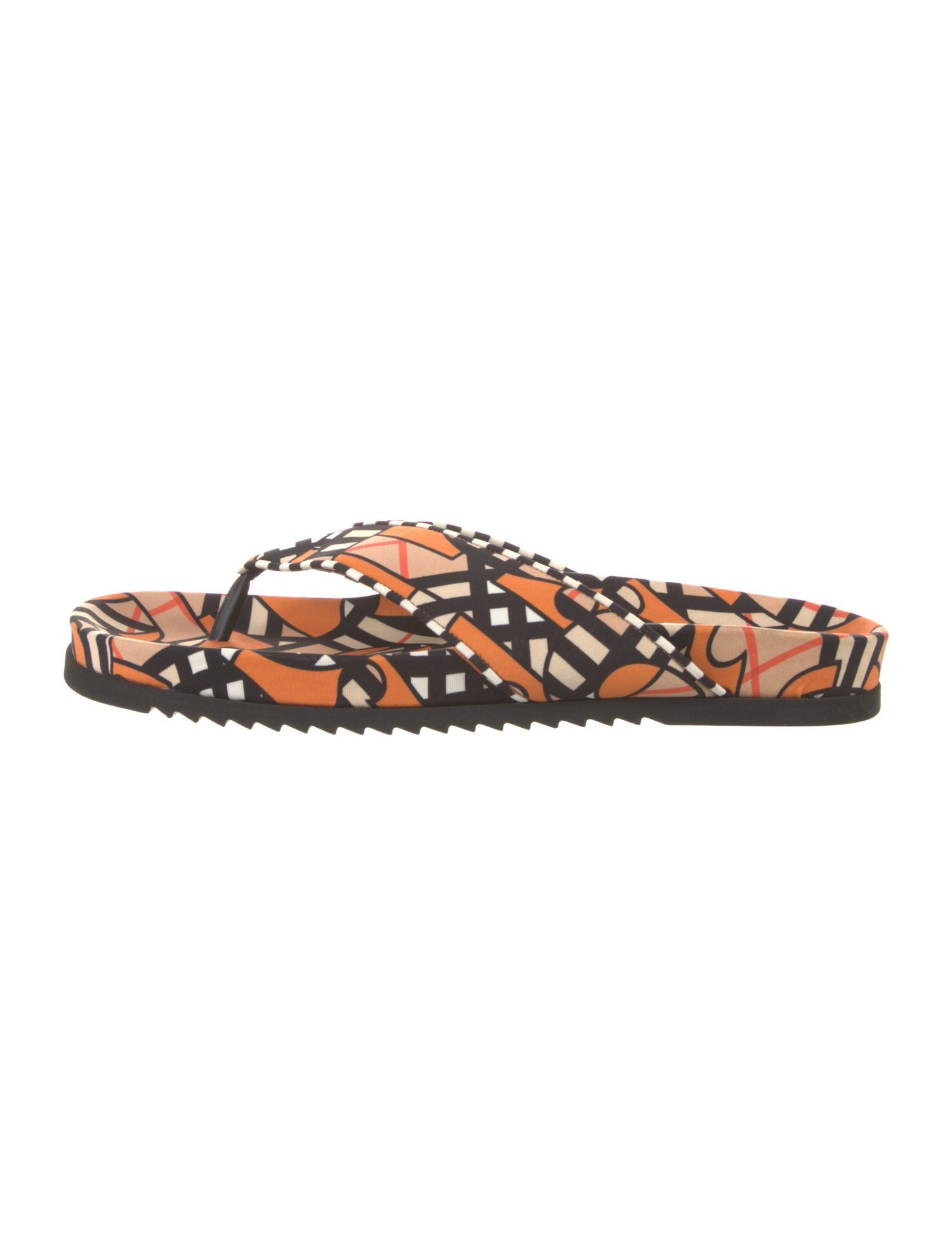 Burberry Printed Flip Flops